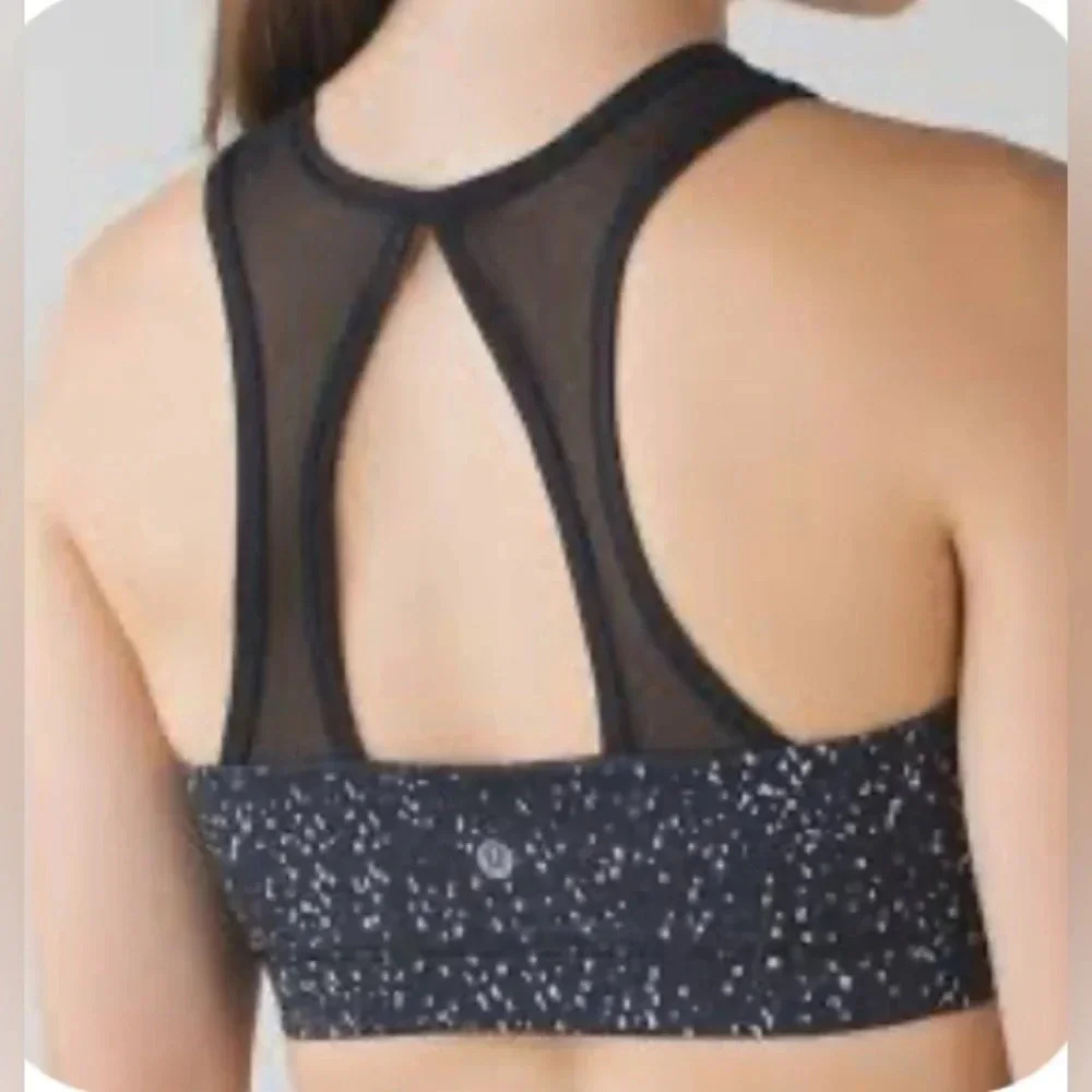Lululemon meshed up Black sports bra